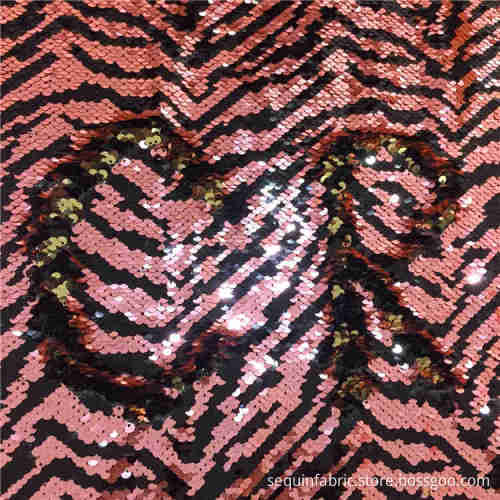 Großhandel Spitzenstickerei Jacquard 5 mm Paillettenstoff